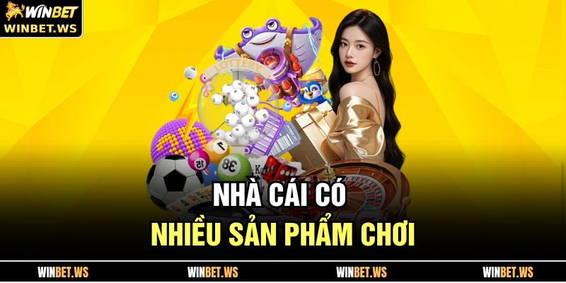 Nhà cái có nhiều sản phẩm chơi
